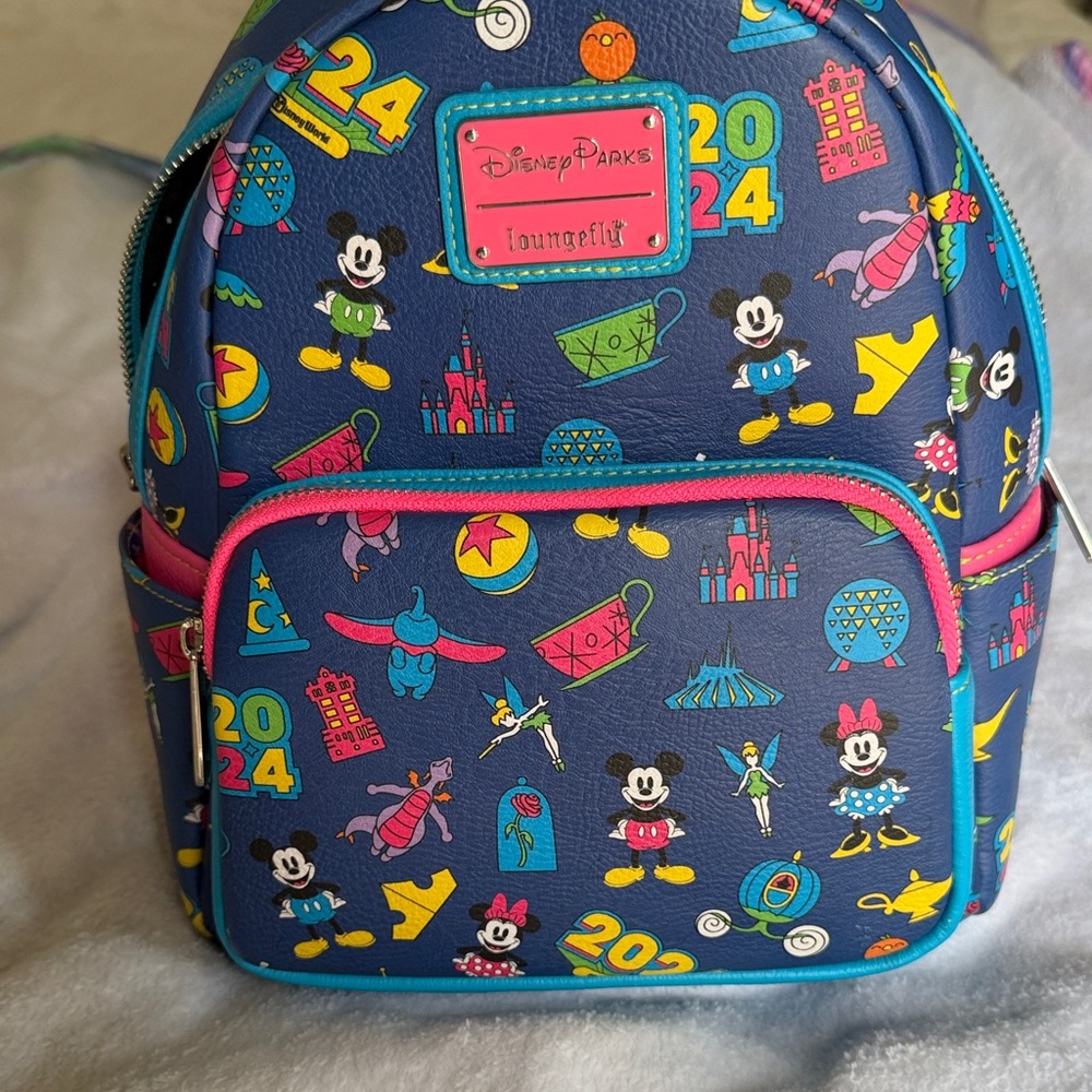Loungefly Black Backpack with Starry Accents
